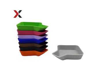 Plateau empilable pour jeux de société | Porte-jeton | Stockage de bureau | Organiseur de pièces de jeu | Plateau à jetons de table