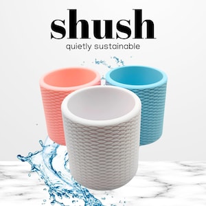 Sustainable Bathroom Organizer Pots | Eco-Friendly Toothbrush & Makeup Brush Holders