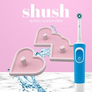 For Oral B Braun Personalised Electric Toothbrush Stand | Love Heart Toothbrush Holder | Custom Electric Toothbrush Mount | Gift For Couples