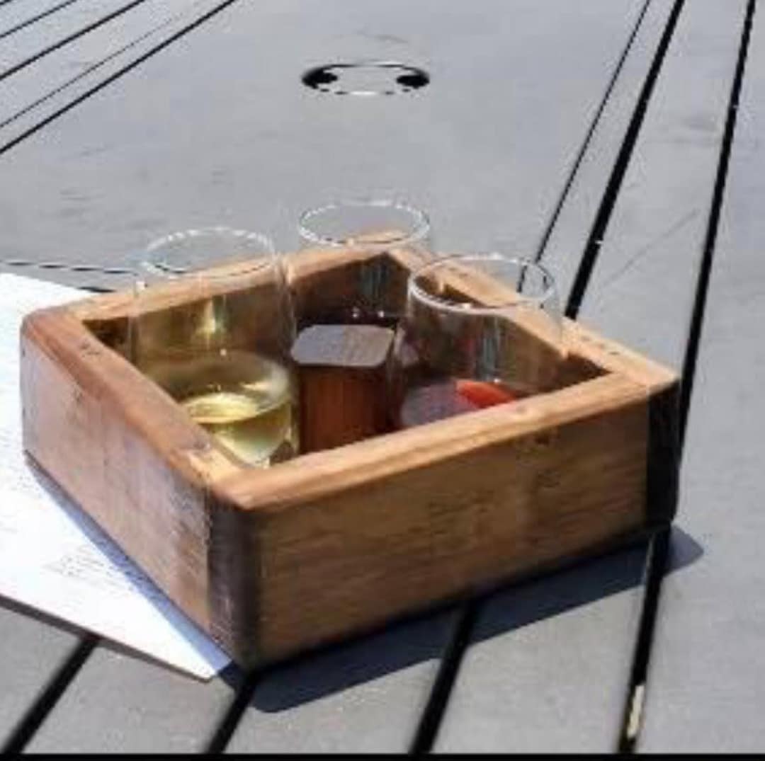 Wine Flight Tray Box Etsy