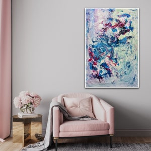 Unmasked - Original, Einzigartiges Acrylgemälde auf Acryl Leinwand von Robyn Irwin