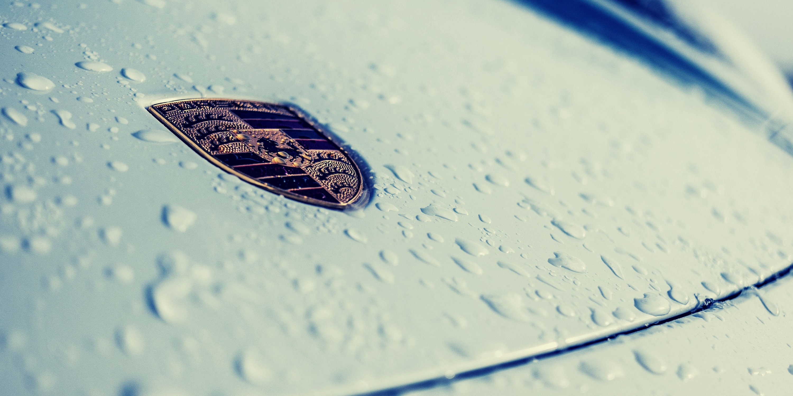Porsche Crest Sticker Logo (65mm X 53mm) - GT3 RS 4.0/GT2 Style Porsche  Emblem Logo Sticker Including Wipe (1)