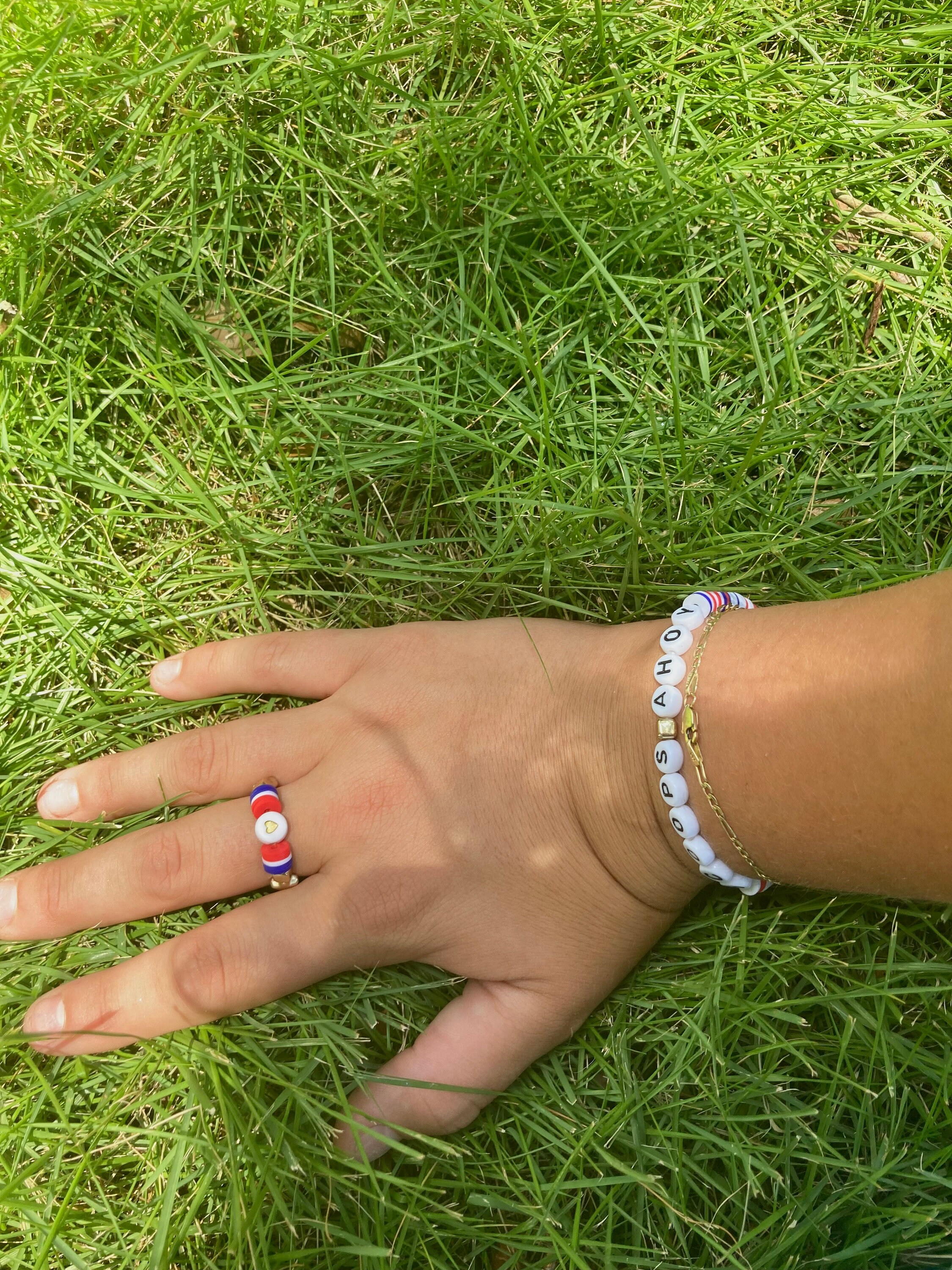 Scoops Ahoy Stranger Things Bracelet and Ring Set Etsy