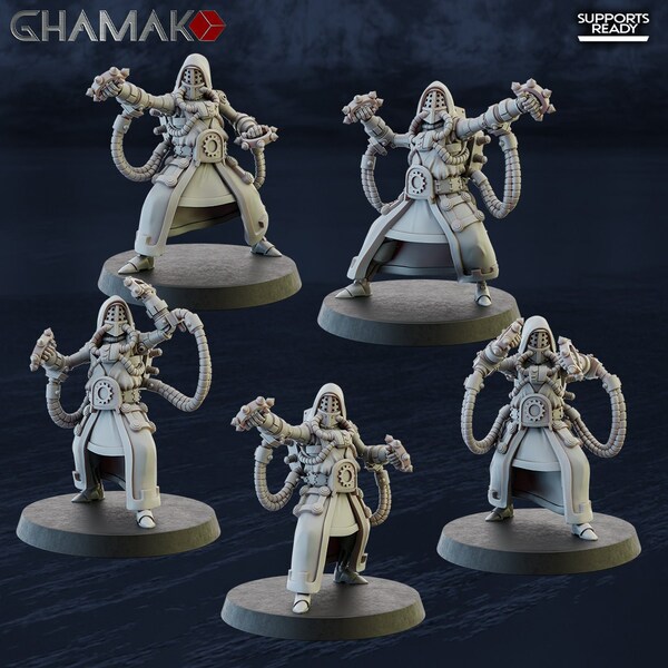 Olympus Monks (set 5 mini) 3D miniature