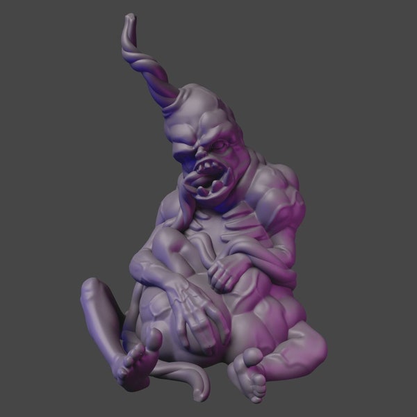 Evil Undead God Demigod Chaos Atropal 3D miniature D&D Pathfinder