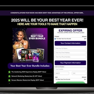 Upsell Tripwire Template | Wix Landing Page | Wix Template