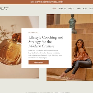 NEW! Newport Wix Theme | Coaches, Bloggers & Influencers