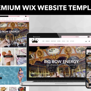 NEW! Mimosa Wix Website Template | eCommerce & Online Stores