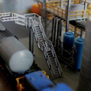 N Scale Tank Car Loading Platform 1 (STL Download)