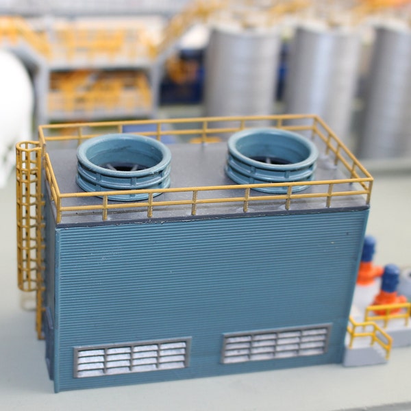 N Scale Chiller Building - STL download