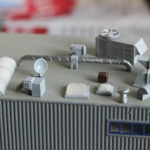 N Scale Rooftop Details (STL Download)