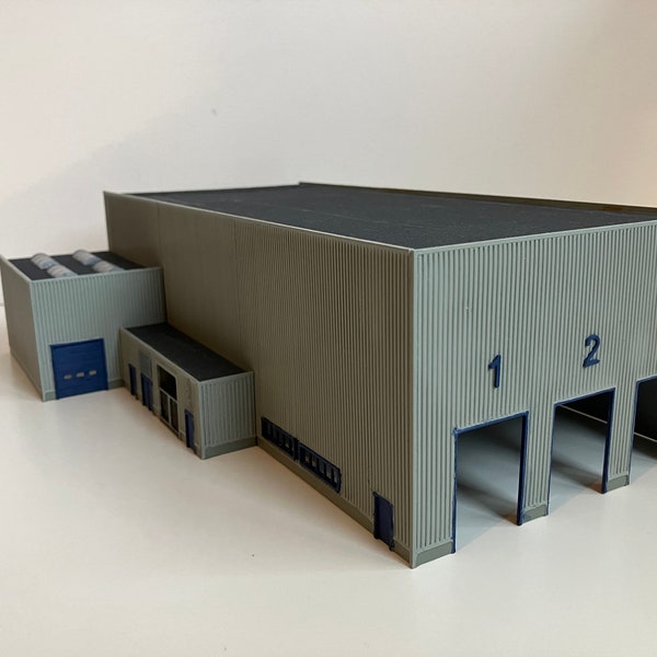 N Scale Train Maintenance Building Modular - STL Download