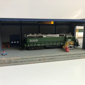 Eisenbahnwartungsgebäude im N-Maßstab - STL-Download