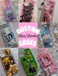 Kawaii Decora Decoden Themed/Character/Cartoon/Anime/KPOP Handmade Custom Phone Case Order (3D Whipped/Resin/Junk Case) for Android/iPhone