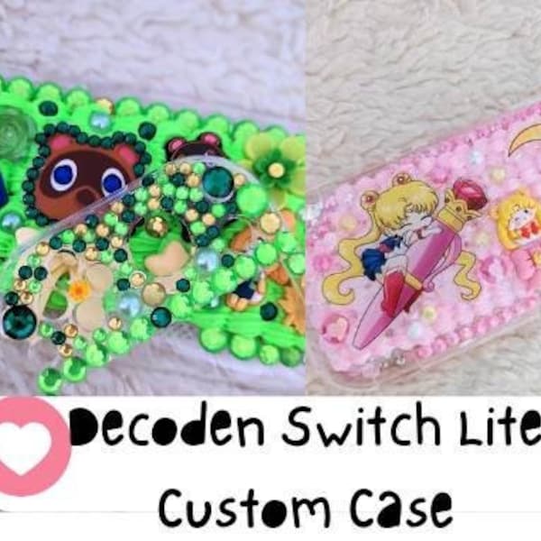 Kawaii Custom Decoden Switch Lite Case