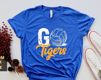 Custom Go Team Shirt, Go Custom shirt, Volleyball team Fan Shirt, Volleyball Shirt,School Volleyball Tee, Unisex Short Sleeve Volleyball tee
