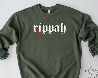 Rippah Shirt Vampire Sweatshirt, Halloween Vampire Sweater