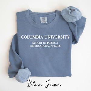 Comfort Colors Custom College Sweatshirt, University Sweatshirt, Custom Design University Sweatshirt, Personalized College Program HSweater