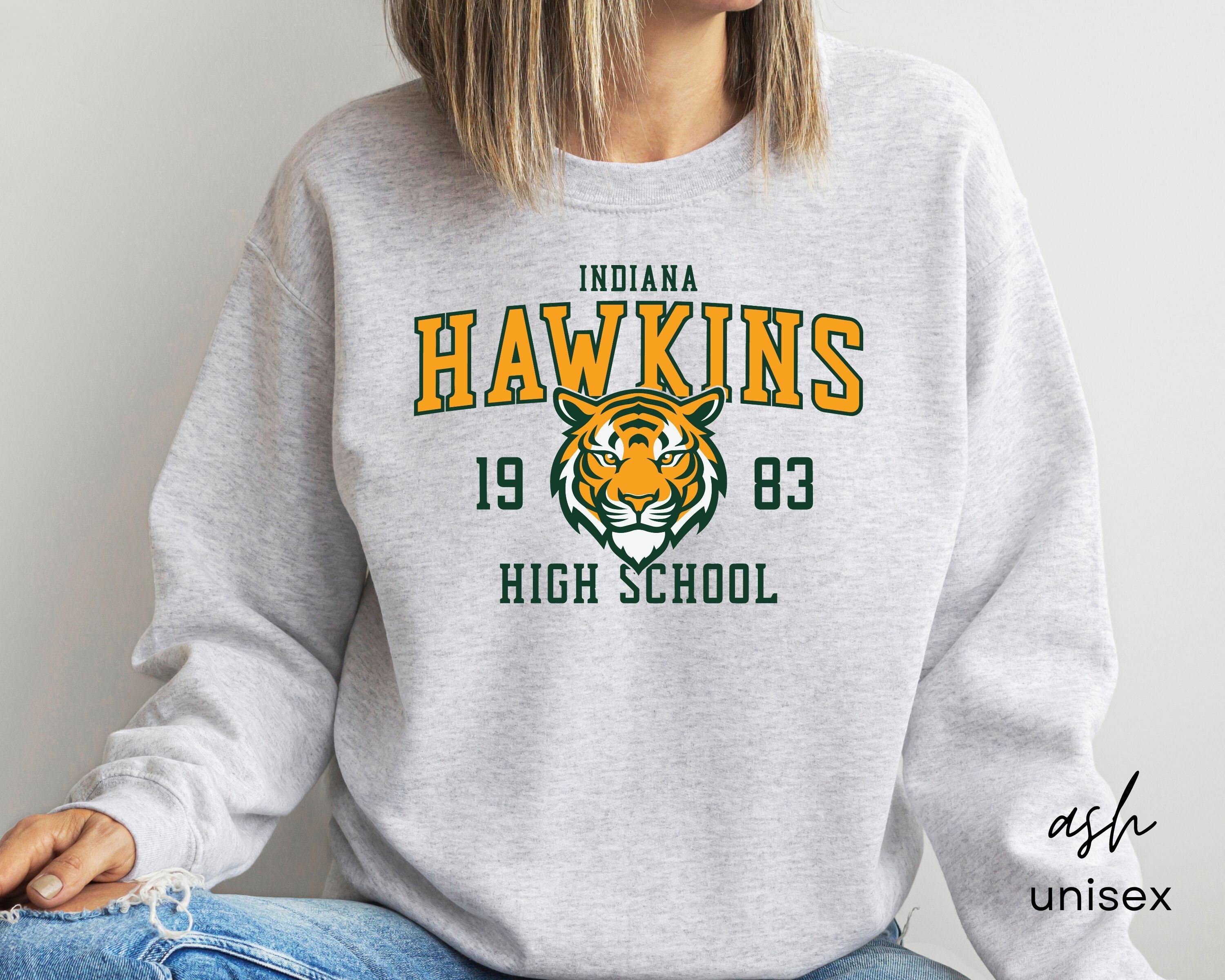 Hawkins High School Class of 1983 Indiana Sweatshirt Hawkins Tiger High Hoodie Etsy