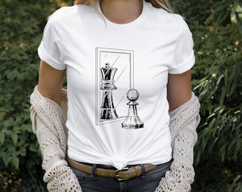 Funny Chess T-Shirt, Pawn Dreams Being a Queen Shirt, Funny Chess Tournament Shirt