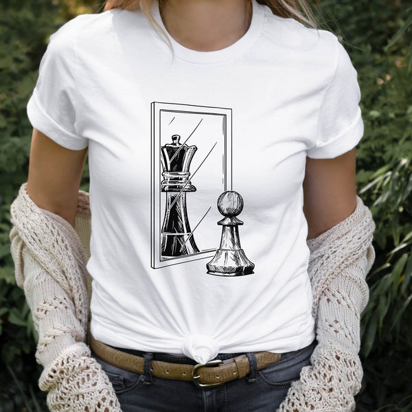 Funny Chess T-Shirt, Pawn Dreams Being a Queen Shirt, Funny Chess Tournament Shirt