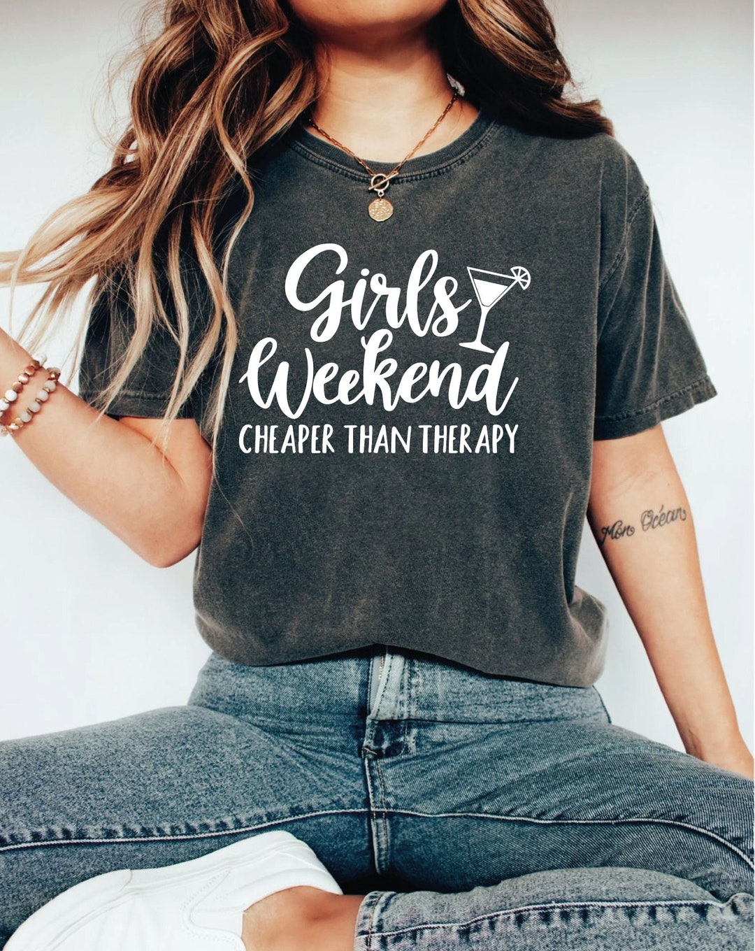 Girls Weekend Cheaper Than Therapy Shirt Let's Go Girls Shirt, Girls ...