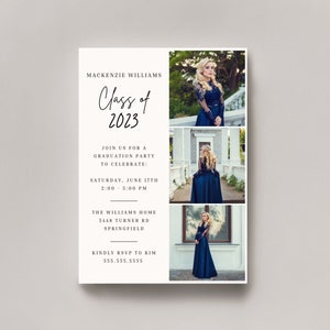 Graduation Invitation for College Graduation Announcement for Graduation Party Invitation for College Graduation Invitation