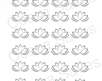 A5 Lotus Flower Savings Challenge - DIGITAL ITEM
