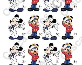 A6 Sailor Mickey Savings Challenge - DIGITAL ITEM