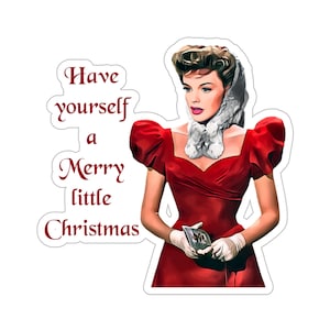 Meet Me in St. Louis Merry Little Christmas - Kiss-Cut Stickers