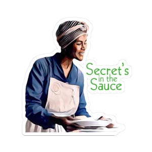 Secrets in the Sauce - Kiss-Cut Stickers - Fried Green Tomatoes