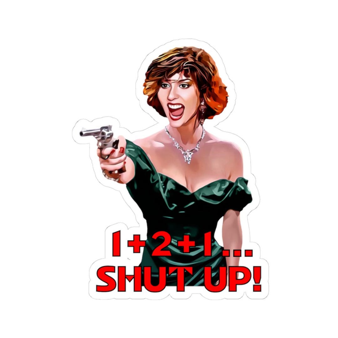 Clue Movie Scene Kiss-cut Stickers, Funny Miss Scarlet and Wadsworth ...