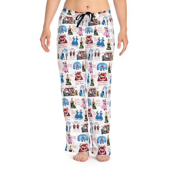 White Christmas Women's Pajama Pants - Holiday Lounge Wear