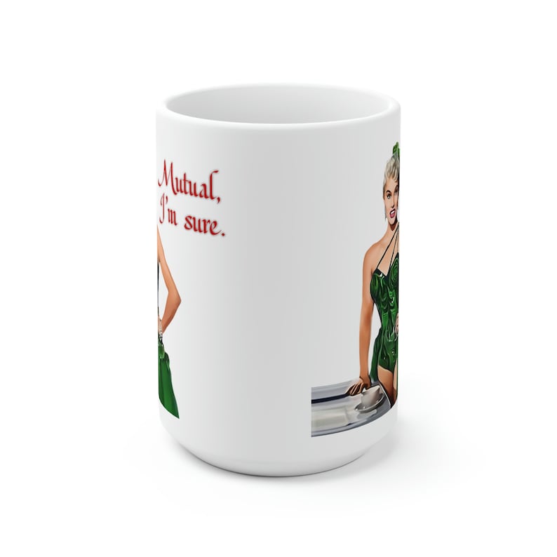 White Christmas Mutual, Im Sure 15oz Ceramic Mug image 3