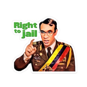 Right to Jail - Kiss-Cut Stickers