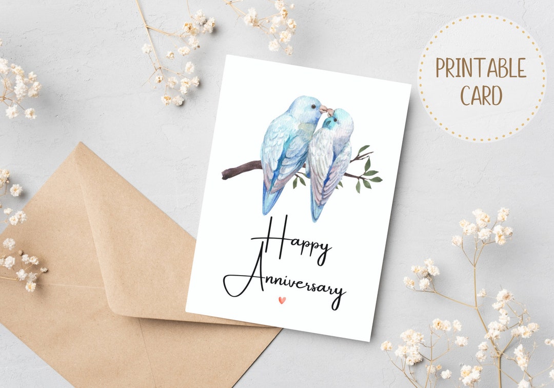 Printable Anniversary Card | Husband | Wife | for Both | Girlfriend ...