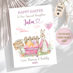 Osterkarte für Tochter Enkelin Nichte Schwester Baby Erstes Ostergeschenk 2. Ostern 3
