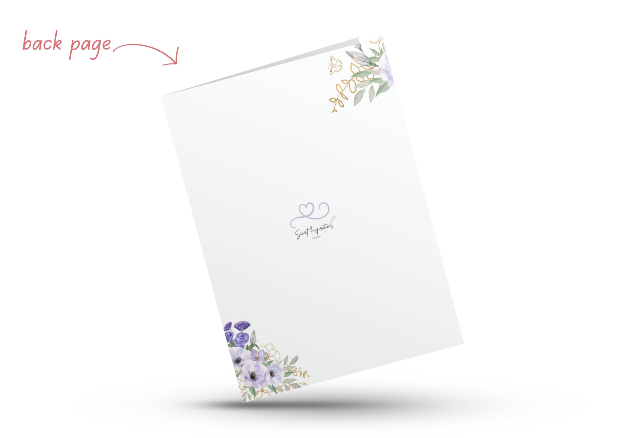 Printable 75th Happy Birthday Card | Instant Download | Blank Interior ...