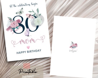 FALOGI Mum 80th Birthday Card, Happy 80th Birthday Mum Card, Mum 80 Year Old Birthday Gifts Ideas From Daughter Son - View #8