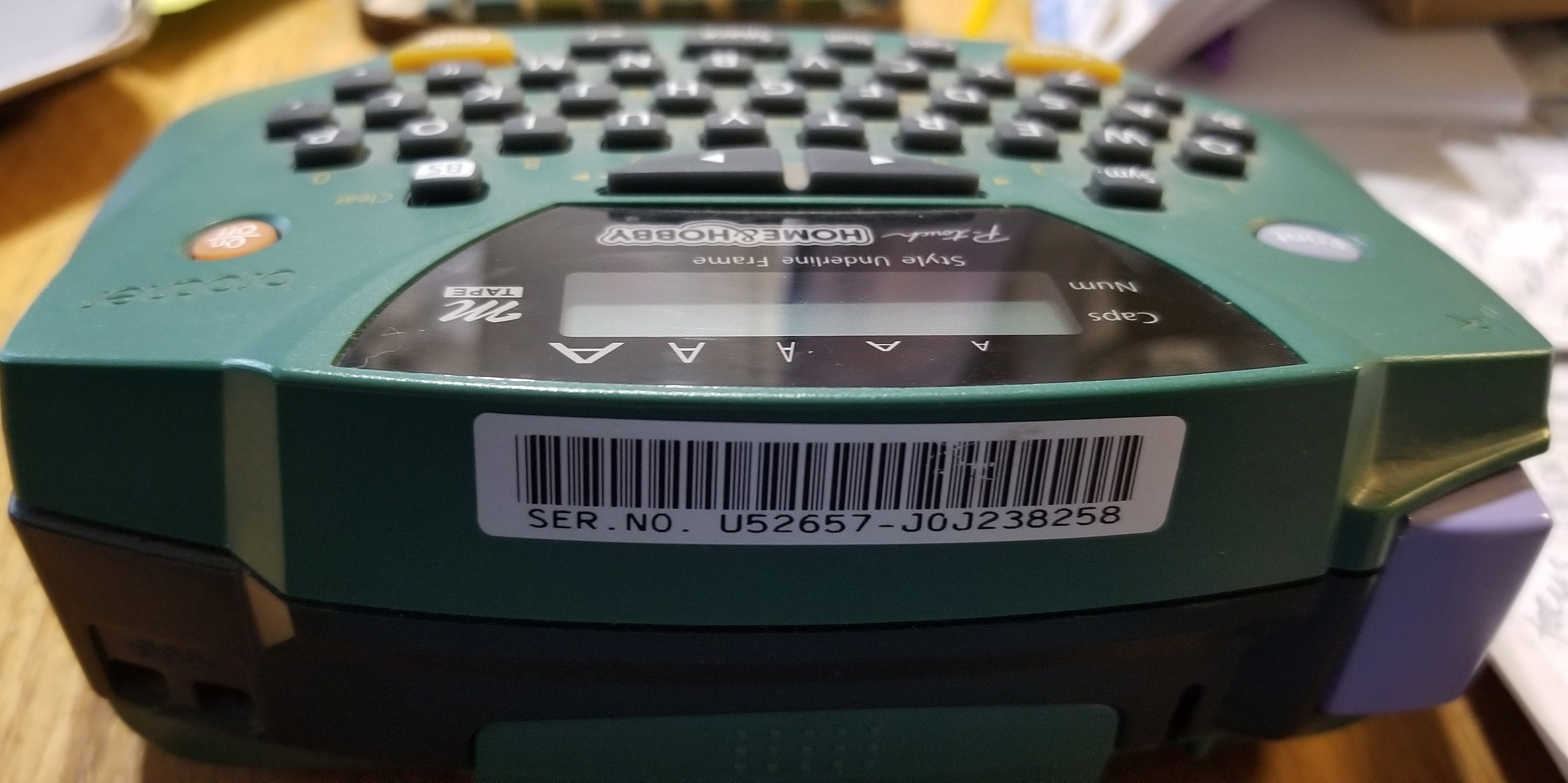 brother pt-65 p-touch home and hobby labeler with lcd screen for sale