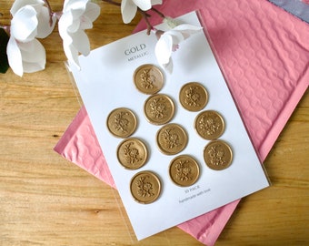 Wax Seal Stickers | Wax Seals | Custom Wax Stamp | Adhesive Wax Seal | Christmas Wax Seal | Wedding Wax Seal | Wedding Wax Stamp