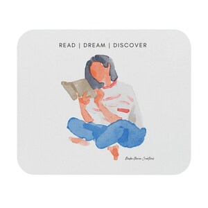 LESEN | DREAM | ENTDECKEN - Mousepad Einzigartige Geschenke | Geburtstagsgeschenke | Schreibtischzubehör | Schreibtisch Dekor | Süßes Mousepad | Buchliebhaber | Geschenke |