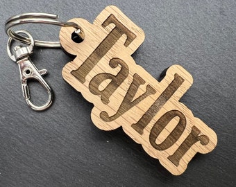 Personalised Name Keyring - Bookbag Name Tag - School Bag Keyring - Name Keychain - Back To School Keyring - Personalised Keyring - Bag Name
