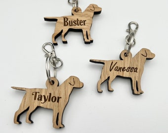 Personalised Labrador Keyring - Labrador - Lab keyring - Birthday Gift - Gundog - Keychain - Christmas - dog tag - personalised dog tag