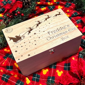 Personalised Christmas Eve Box  - Christmas Eve - Christmas Box - Personalised named Box - Christmas Eve Box for Kids - Elf Box