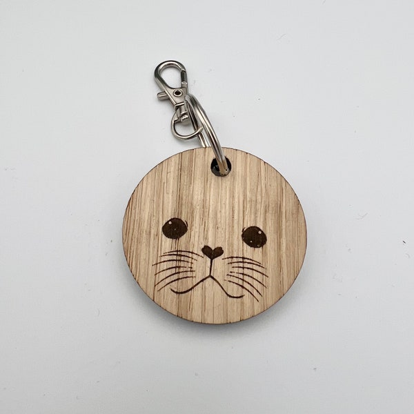 Seal Face Keyring - Cadeau d'anniversaire - Cadeau d'anniversaire - Porte-clés - Noël - étiquette de sceau