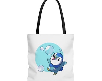 Piplup AOP Tote Bag