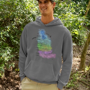 Canada's Bruce Trail Water Colour Unisex Hoodie image 2