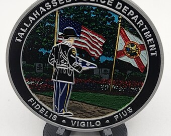 Tallahassee Police Department Honor Guard Challenge Coin - Etsy