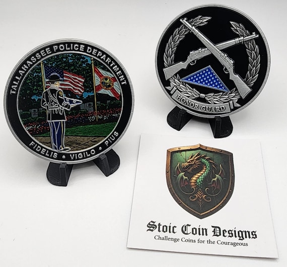 Tallahassee Police Department Honor Guard Challenge Coin - Etsy